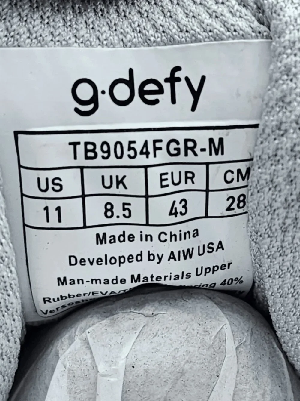 Gravity Defyer G-defy Women's Gray ZenWalk Slip-On Comfort Active Sneakers Sz 11